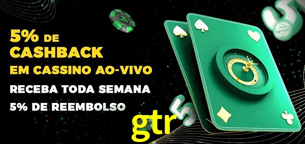 Promoções do cassino ao Vivo gtr